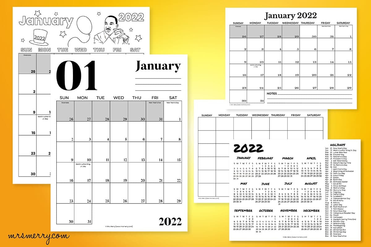 Free Printable Calendar Program