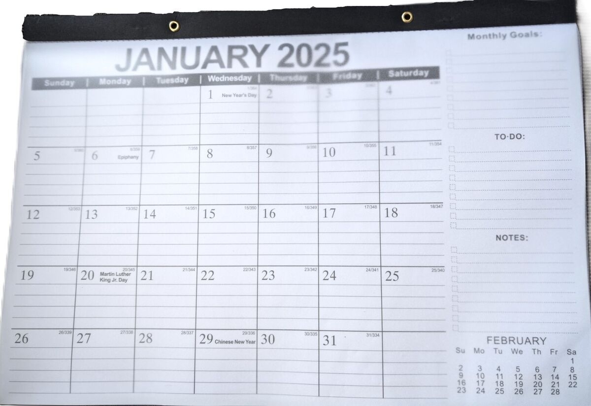 2025 2026 Desktop Calendar 18 Month Executive 17 X 12 Monthly EBay