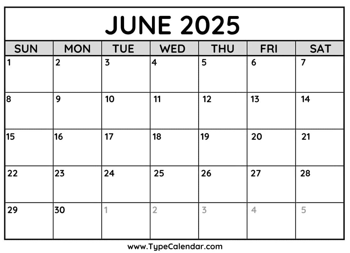 2025 Calendar Printable Calendar 2025 With Holidays
