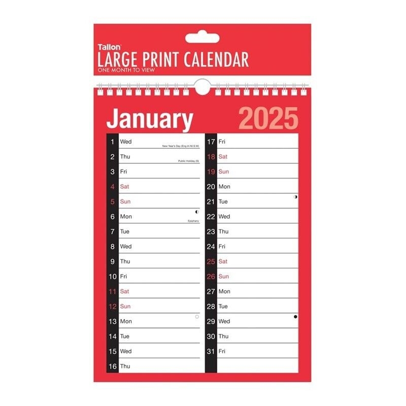 12 Month View Calendar Printable