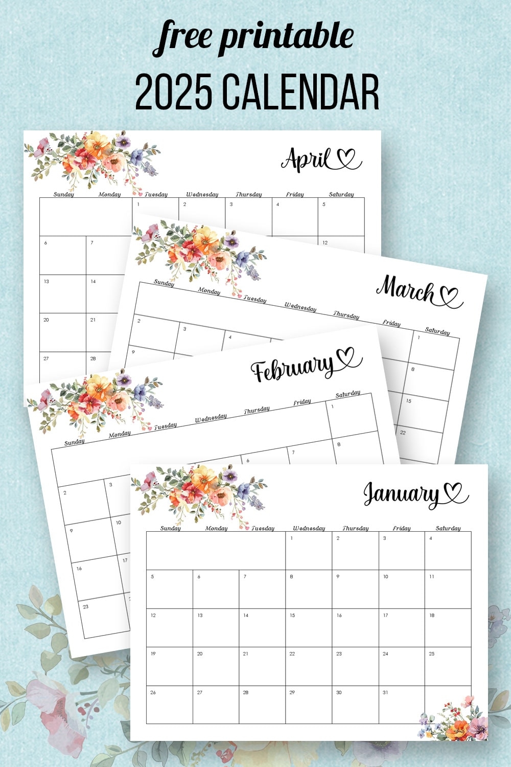 2025 calendar