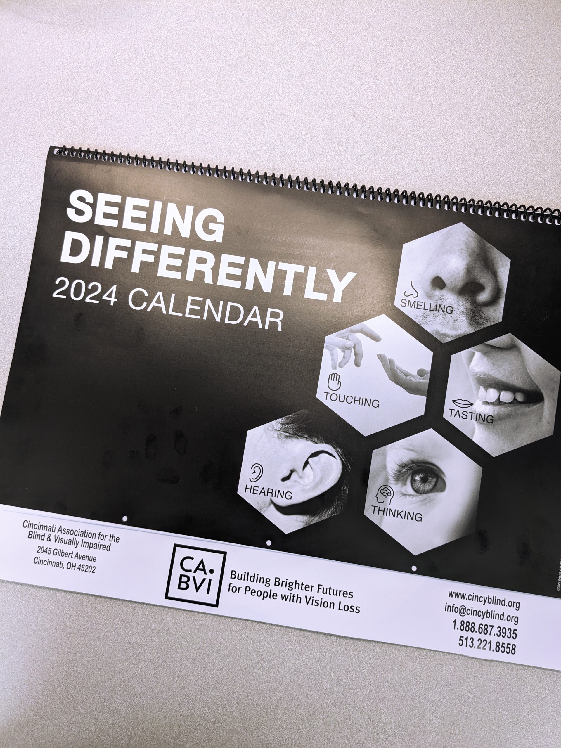 2025 Large Print Calendar CABVI