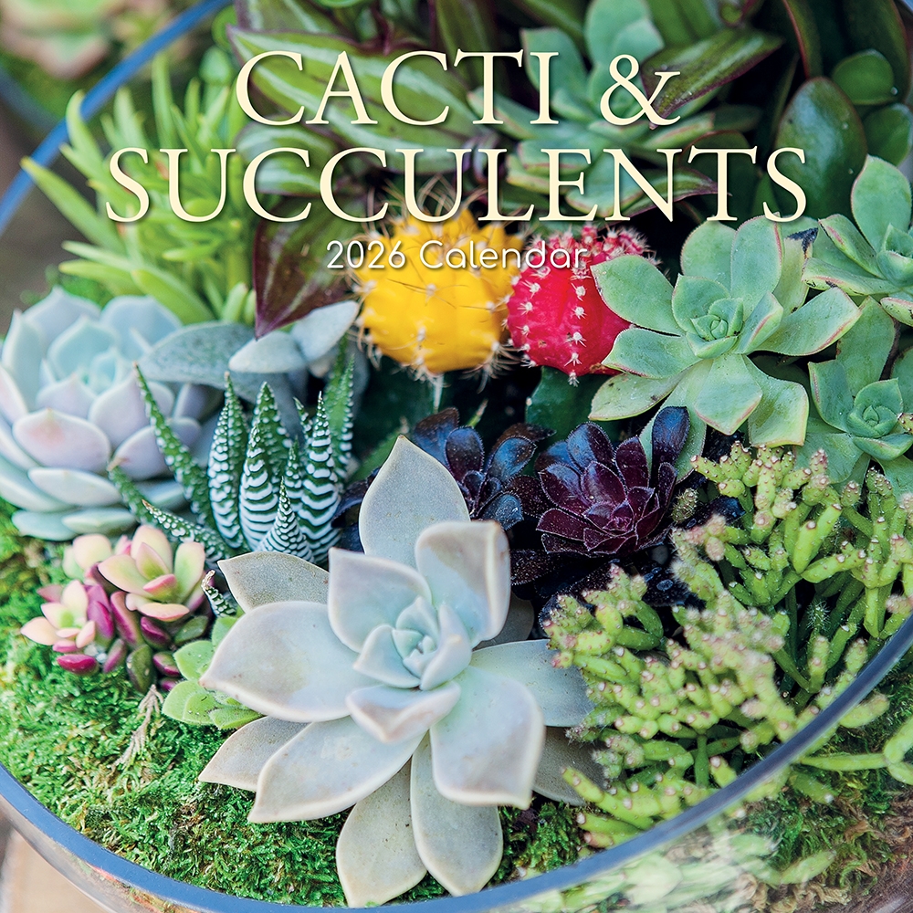 Free Printable Monthly Calendar June 2026 Cactus Succulents