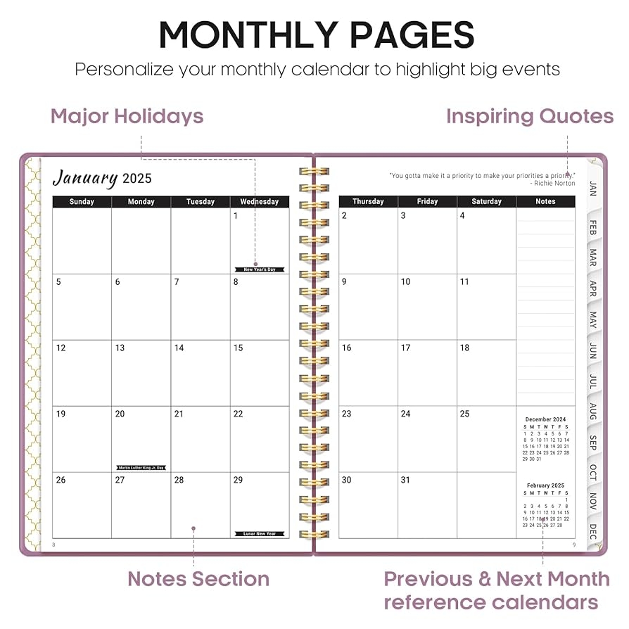 Free 2025 Printable Calendar A5