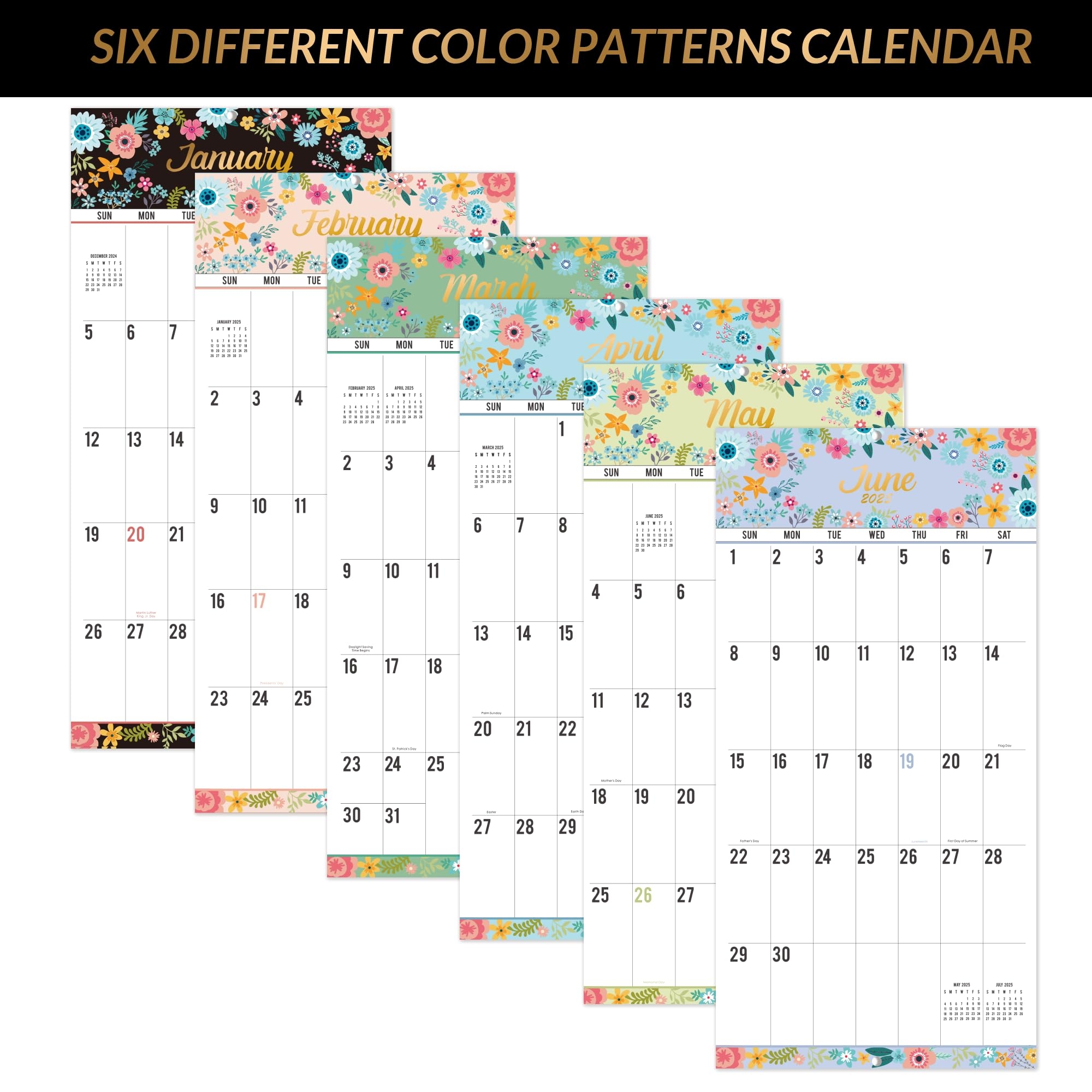 Amazon 2025 Wall Calendar 12 Month 2025 Monthly Calendar Jan 2025 Dec 2025 Large Print Big Grid Wall Calendar 12 X 24 Open Office Products