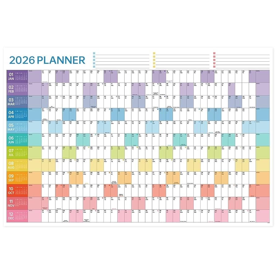 Printable Calendar 2026 January