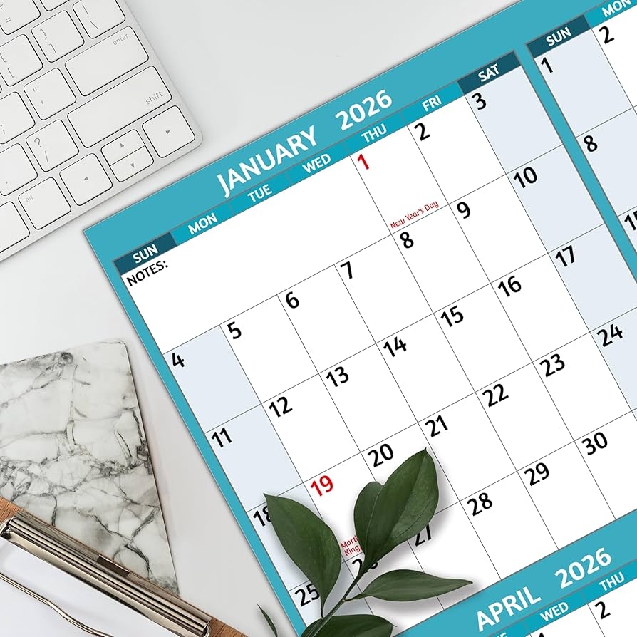 Amazon 2026 Yearly Wall Calendar Large Yearly Calendar 2026 25 2 X 38 2 Open Jan 2026 Dec 2026 2026 Calendar Large Wall Calendar 2026 Full Year Paper With Notes Thicker Paper Stickers Office Products
