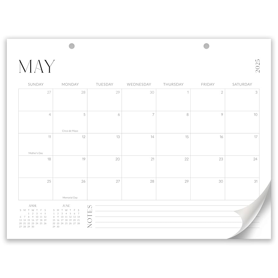 Free Printable Desk Calendar 2025