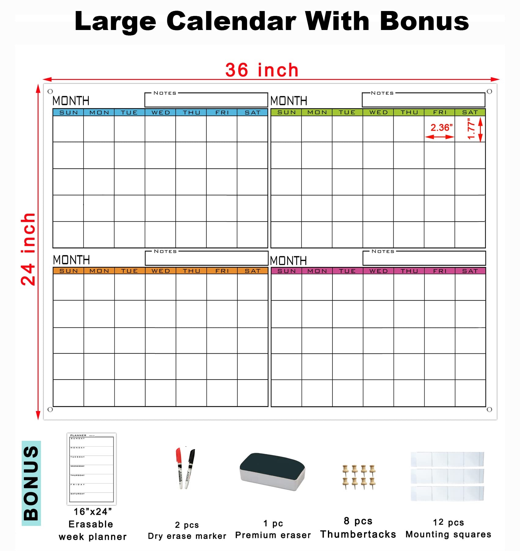 Amazon Dry Erase Calendar For Wall 4 Month Large Blank Laminated Whiteboard Calendar Oversized 120 Day Wall Planner Four Month Jumbo Undated Erasable Schedule Poster For Home Office Classroom 24x36 Inch Office Products Amazon Dry Erase Calendar For Wall 4 Month Large Blank Laminated Whiteboard Calendar Oversized 120 Day Wall Planner Four Month Jumbo Undated Erasable Schedule Poster For Home Office Classroom 24x36 Inch Office Products