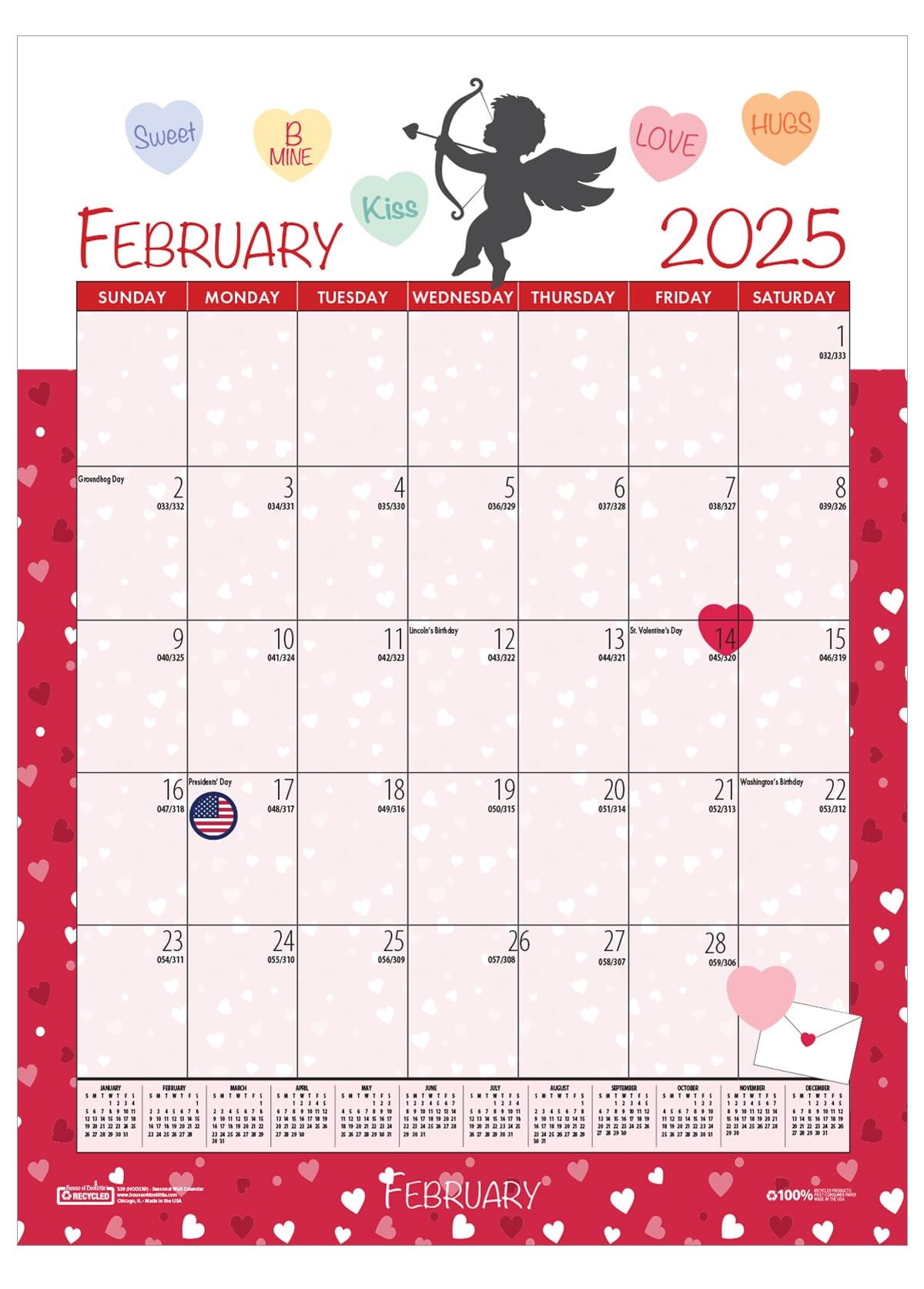 Amazon House Of Doolittle 2025 Monthly Wall Calendar Seasonal 12 X 16 5 Inches January December HOD339 25 Office Products