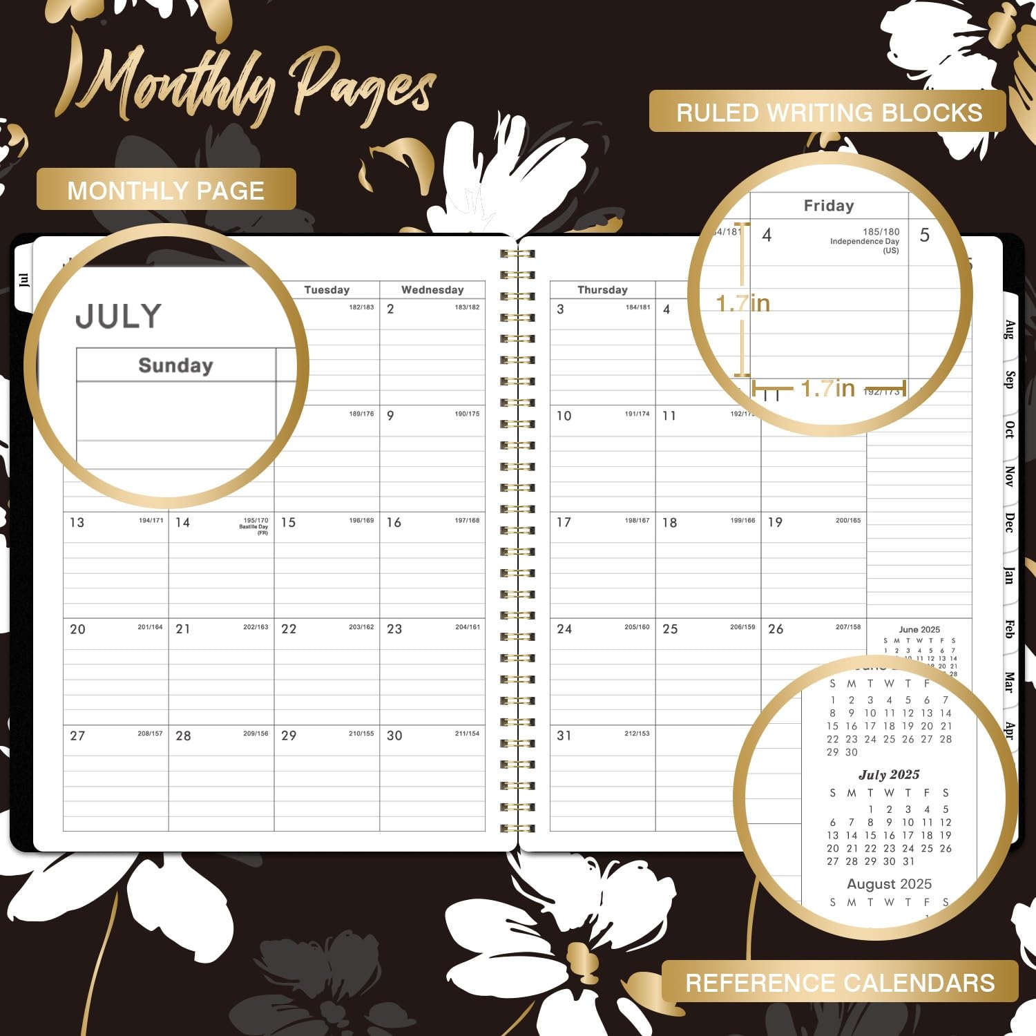 Amazon Planner 2025 2026 Weekly Monthly Planner From July 2025 June 2026 Academic Calendar Planners 2025 2026 With To Do List Tabs Floral Cover Office Products Amazon Planner 2025 2026 Weekly Monthly Planner From July 2025 June 2026 Academic Calendar Planners 2025 2026 With To Do List Tabs Floral Cover Office Products