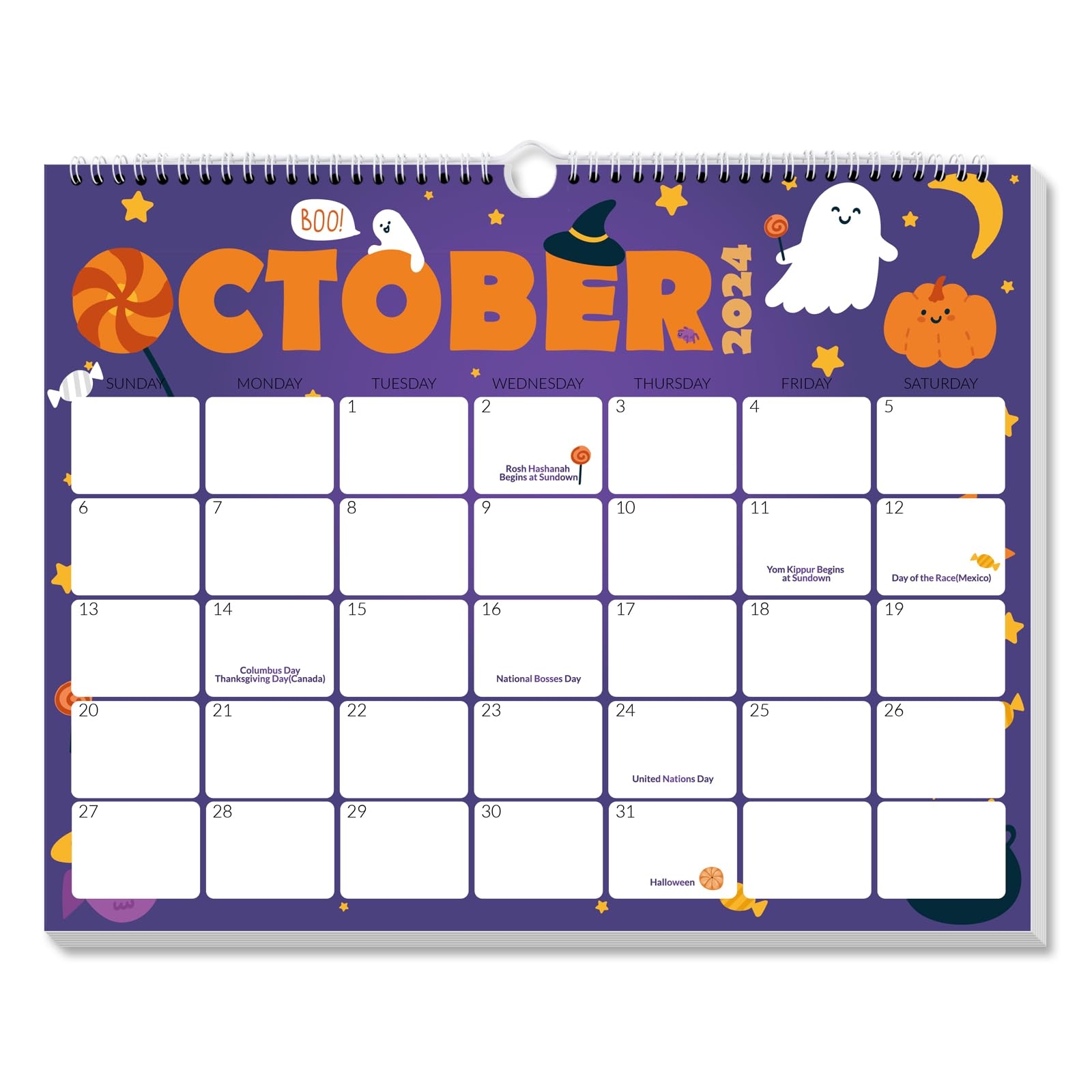 Amazon SUNEE 2025 Wall Calendar 11x8 5 18 Months Hanging Monthly Calendar 2025 October 2024 To March 2026 Large Writing Space For Organizing Planning Cute Office Products