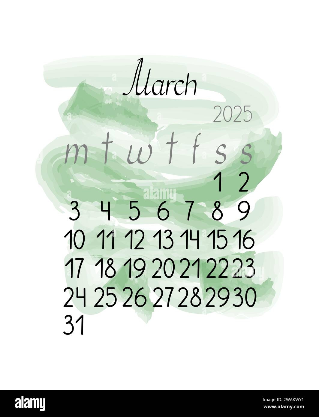 Calendar Monthly Template For March 2025 In Simple Minimalist Style Vertical Portrait Orientation Abstract Colorful Shapeless Background Week Starts On Monday Vector Printable Page Stock Vector Image Art Alamy Calendar Monthly Template For March 2025 In Simple Minimalist Style Vertical Portrait Orientation Abstract Colorful Shapeless Background Week Starts On Monday Vector Printable Page Stock Vector Image Art Alamy