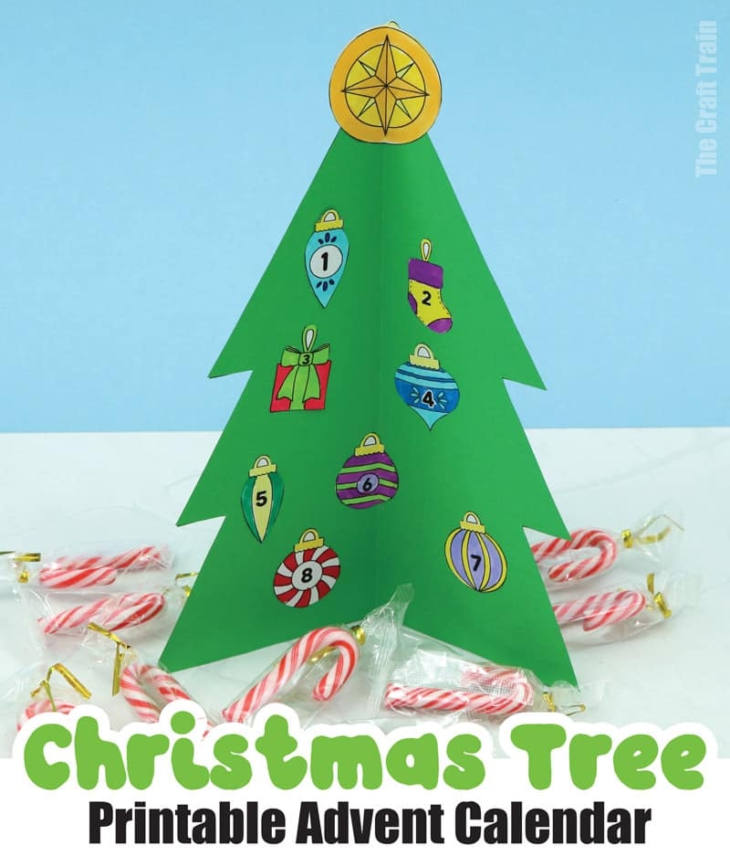 Christmas Tree Advent Calendar The Craft Train Christmas Tree Advent Calendar The Craft Train