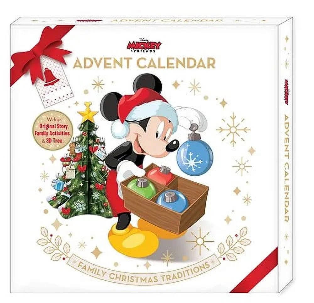 Disney Mickey Friends Mouse Countdown Advent Calendar For Kids Family Christmas Traditions Walmart