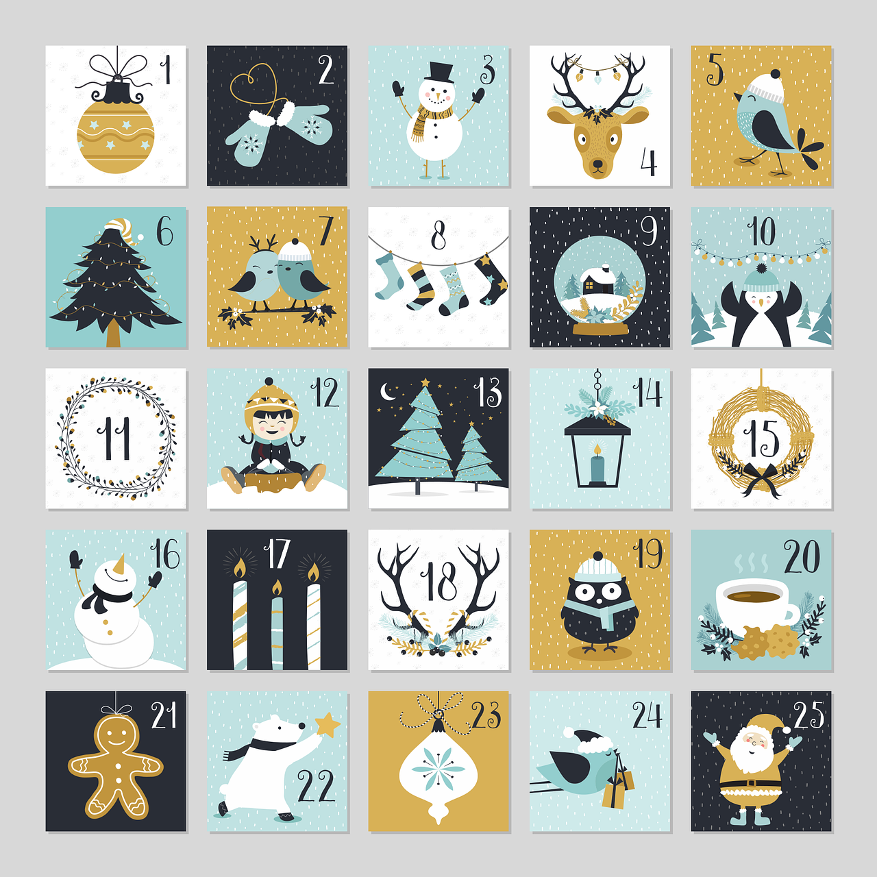 Download Advent Advent Calendar Printable Calendar Royalty Free Vector Graphic Pixabay
