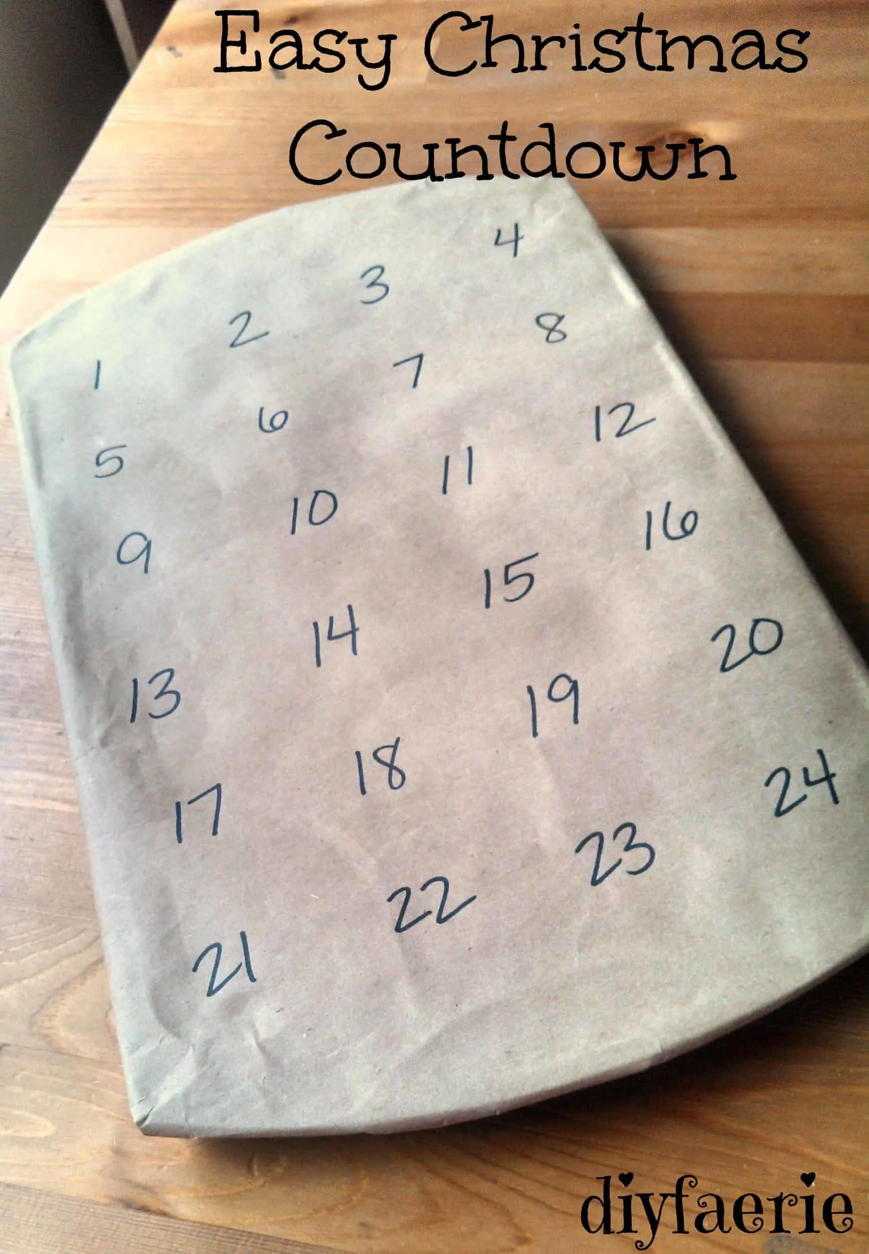 Easy Christmas Countdown
