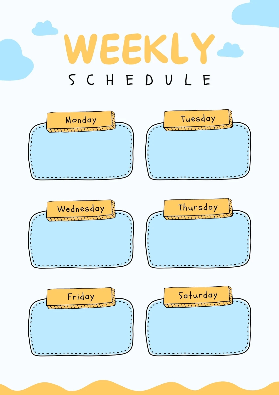 Free And Customizable Weekly Planner Templates Canva Free And Customizable Weekly Planner Templates Canva