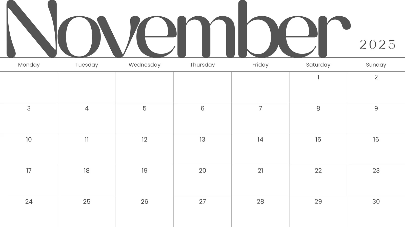 A Small Printable Calendar For 2025