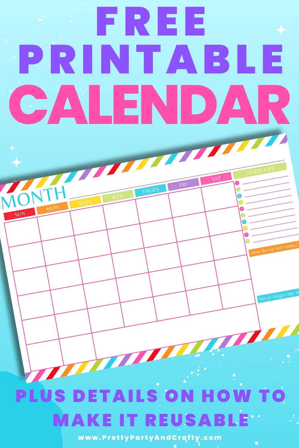 Calendar Month Printable Free