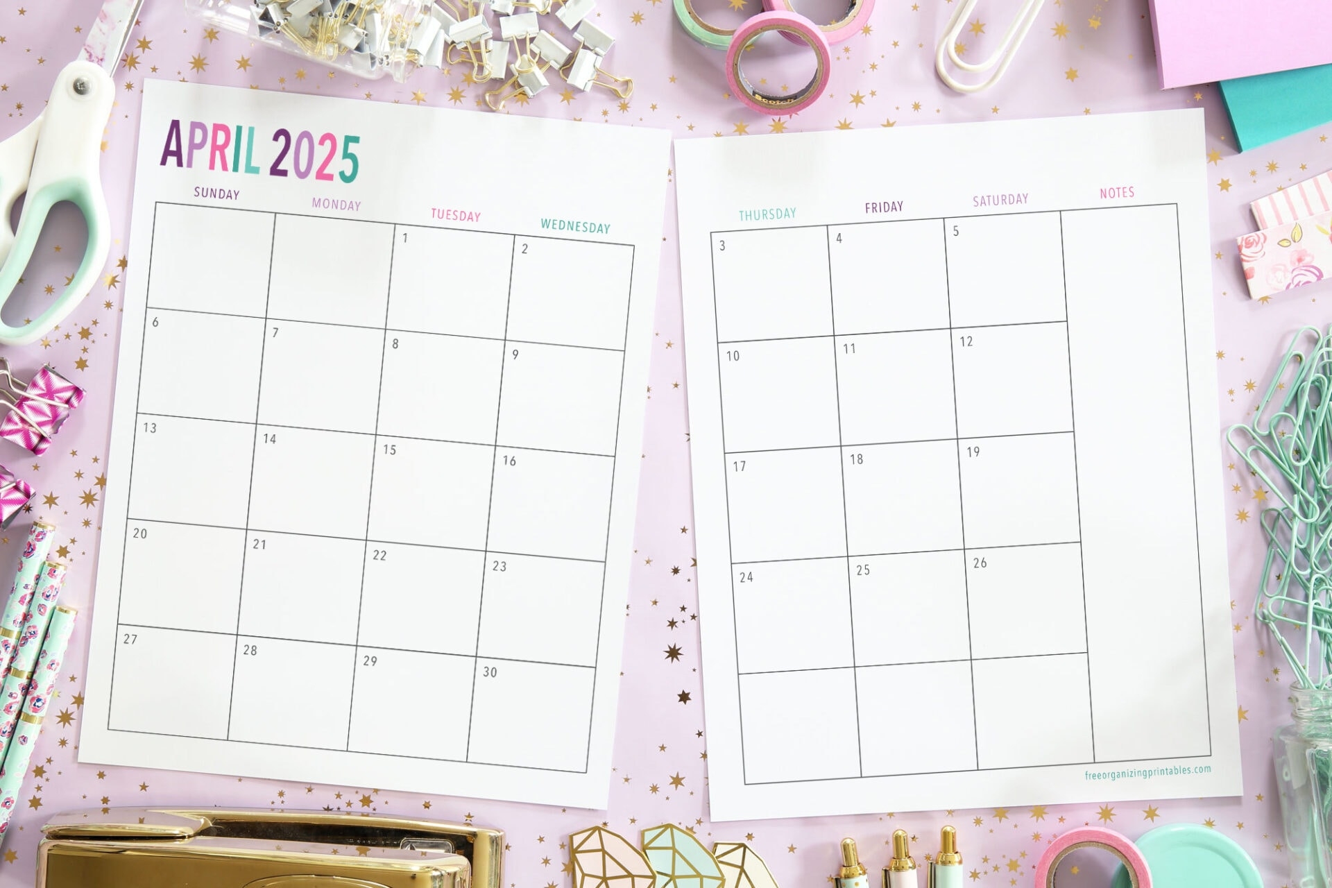 free printable 2 page blank monthly calendar 2025 free printable 2 page blank monthly calendar 2025