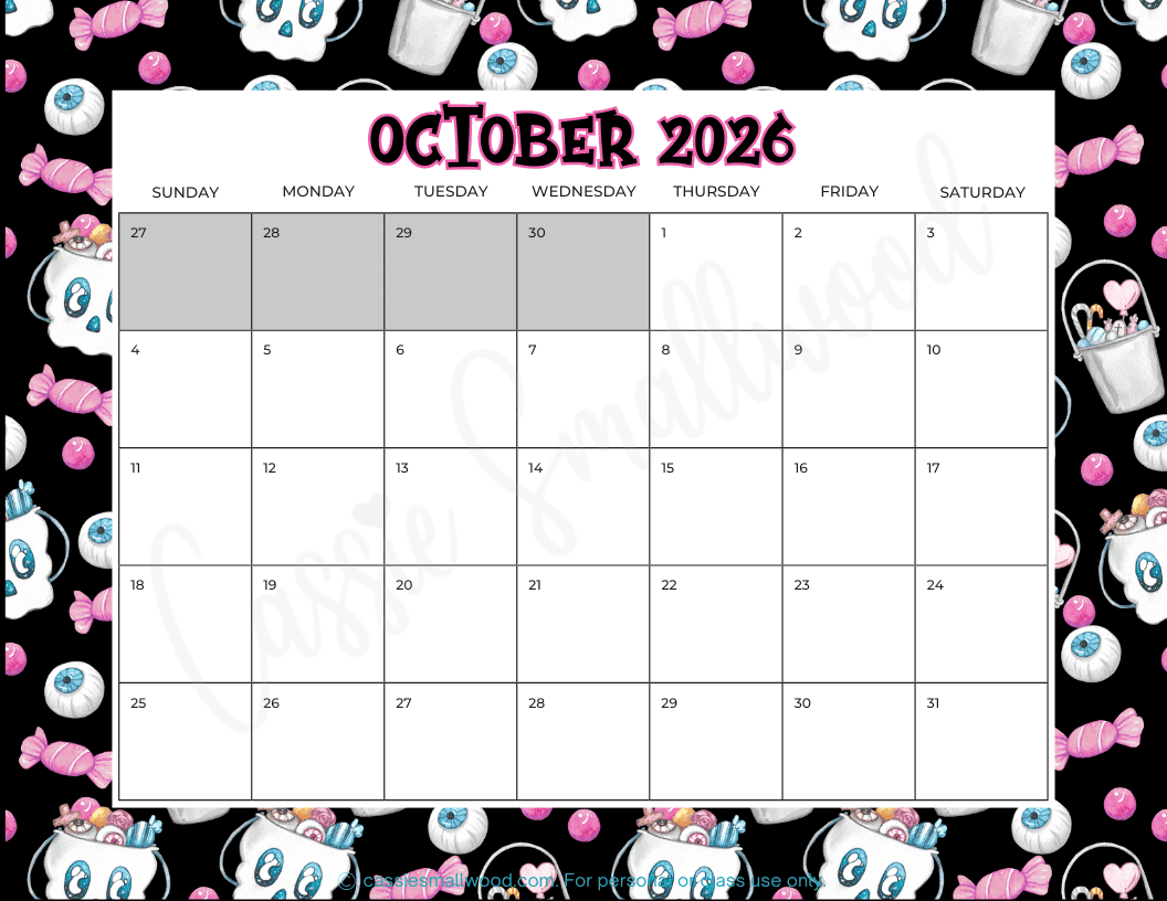 July Weekly Printable Calendar 2026