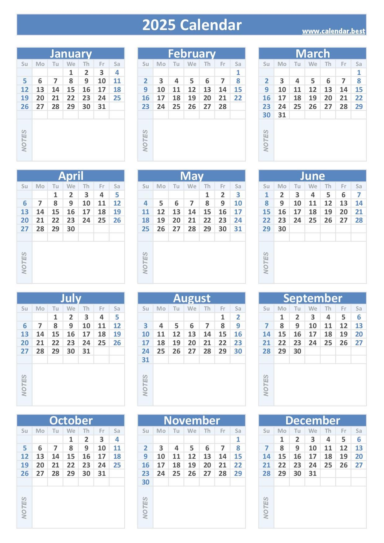 Free Printable Calendars 2025 2026 Plan Ahead Stay Organized Calendar best