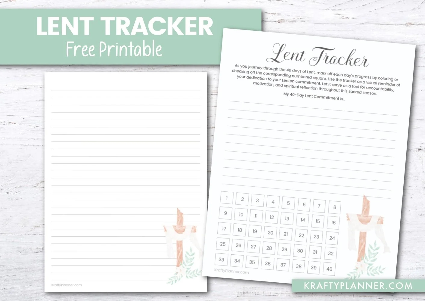 Printable Lent Calendar 2025