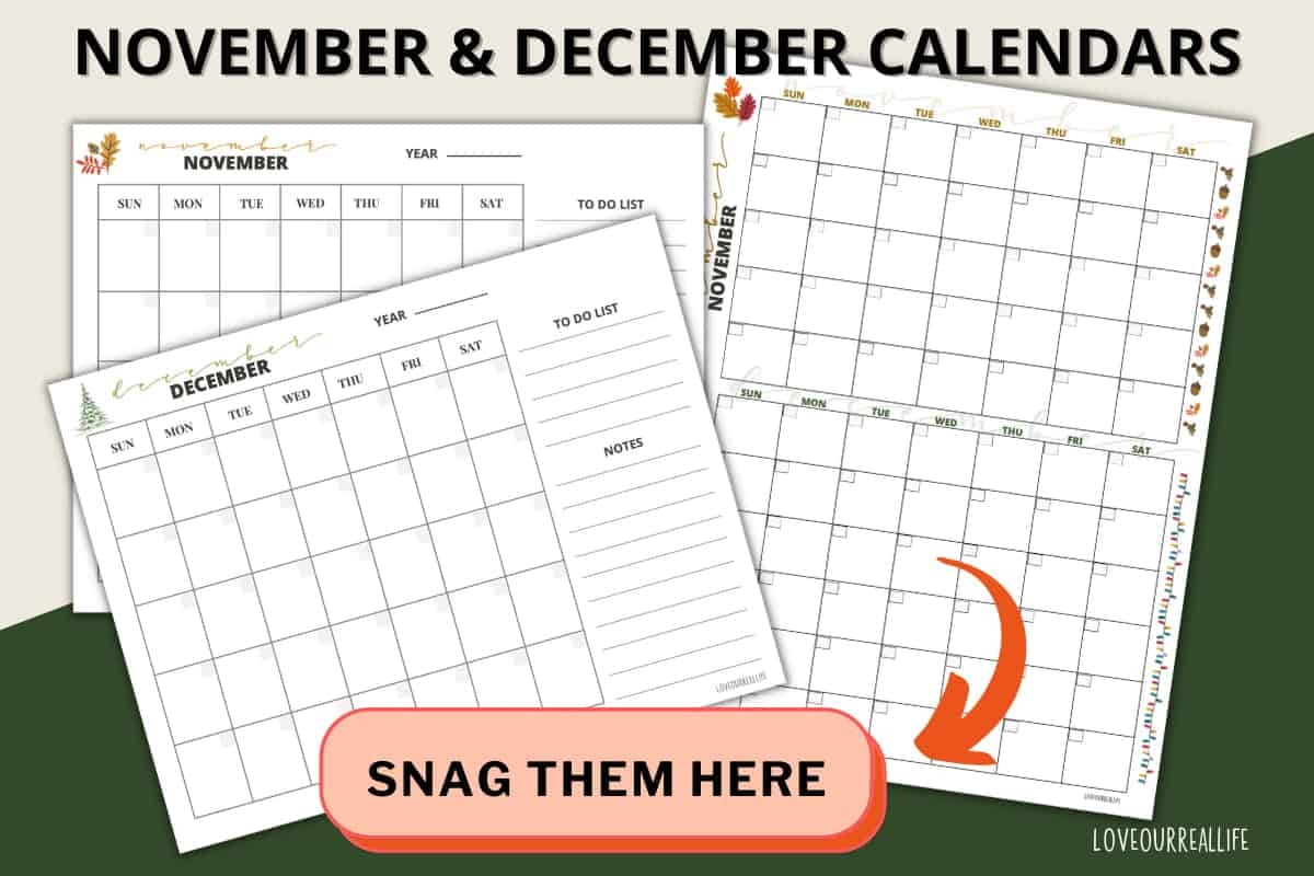 FREE Printable November December Calendar Templates 2024 Love Our Real Life FREE Printable November December Calendar Templates 2024 Love Our Real Life