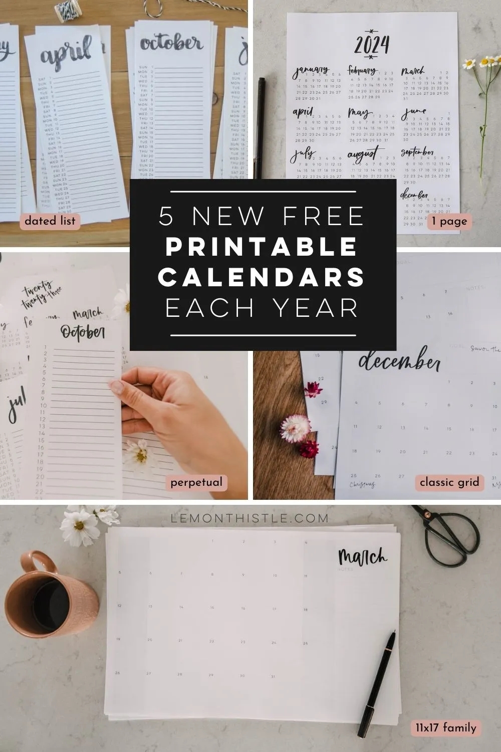 How To Use A Printable Calendar 5 Ways Free Printables Lemon Thistle How To Use A Printable Calendar 5 Ways Free Printables Lemon Thistle