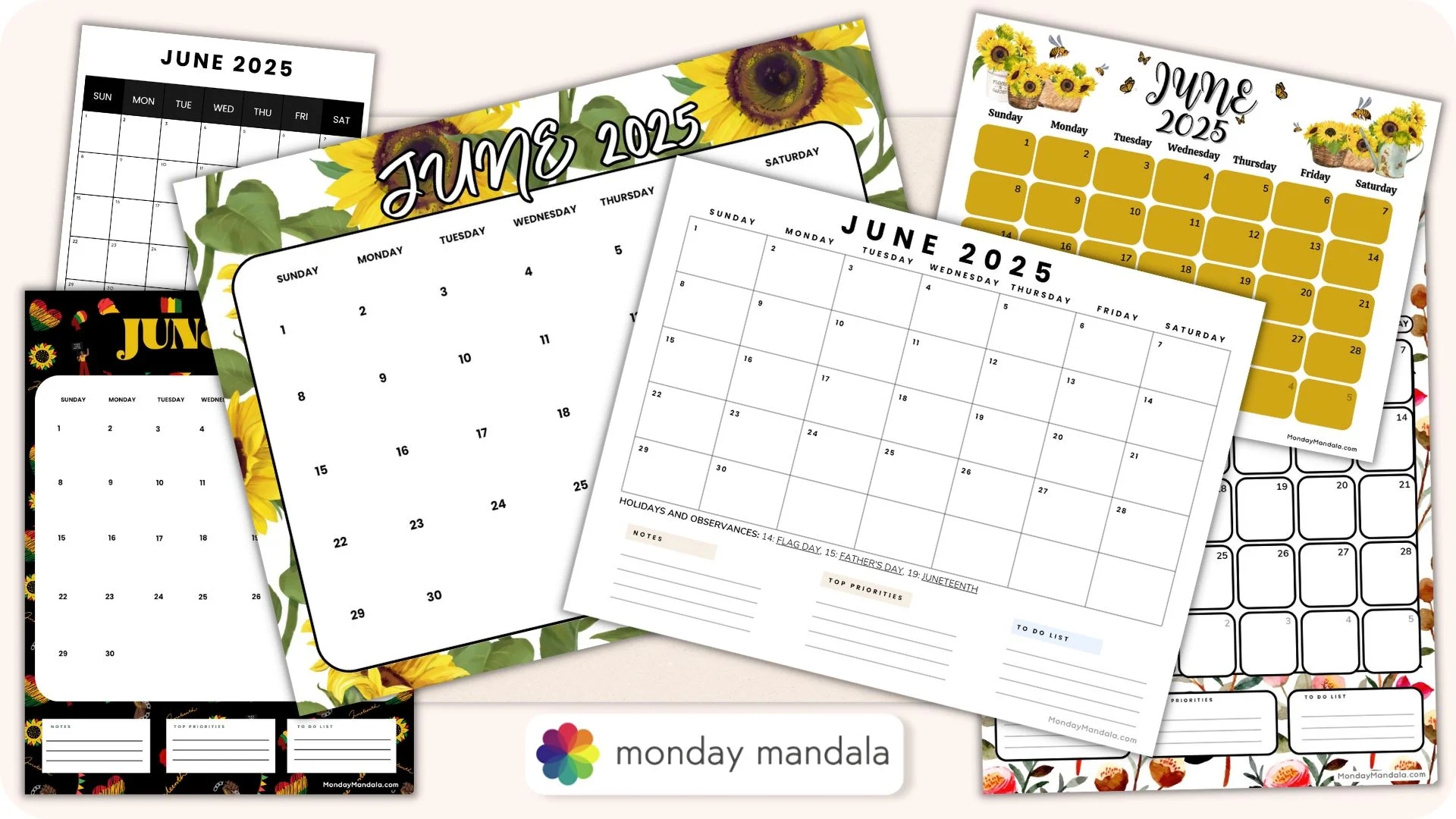 June 2025 Calendar 52 Free PDF Printables June 2025 Calendar 52 Free PDF Printables