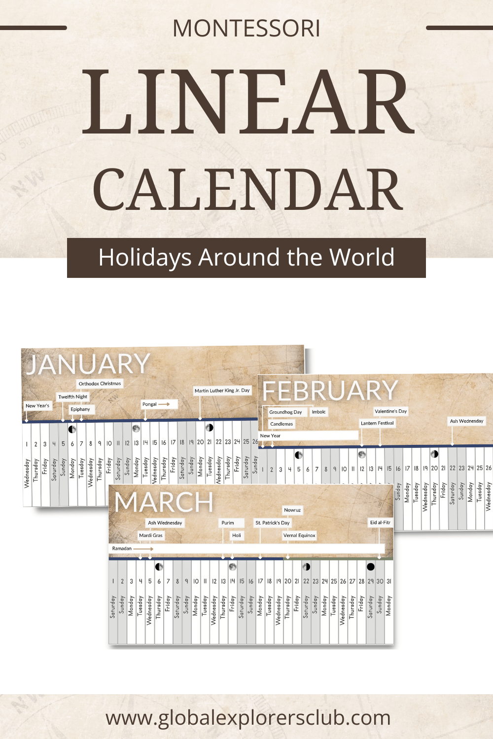 Free Printable 2025 Calendar Strip