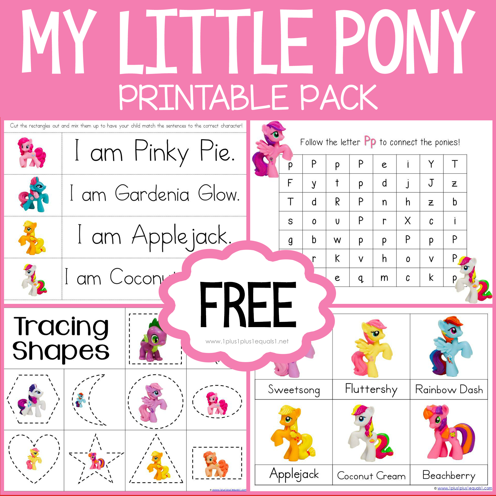 My Little Pony Printables 1 1 1 1 My Little Pony Printables 1 1 1 1