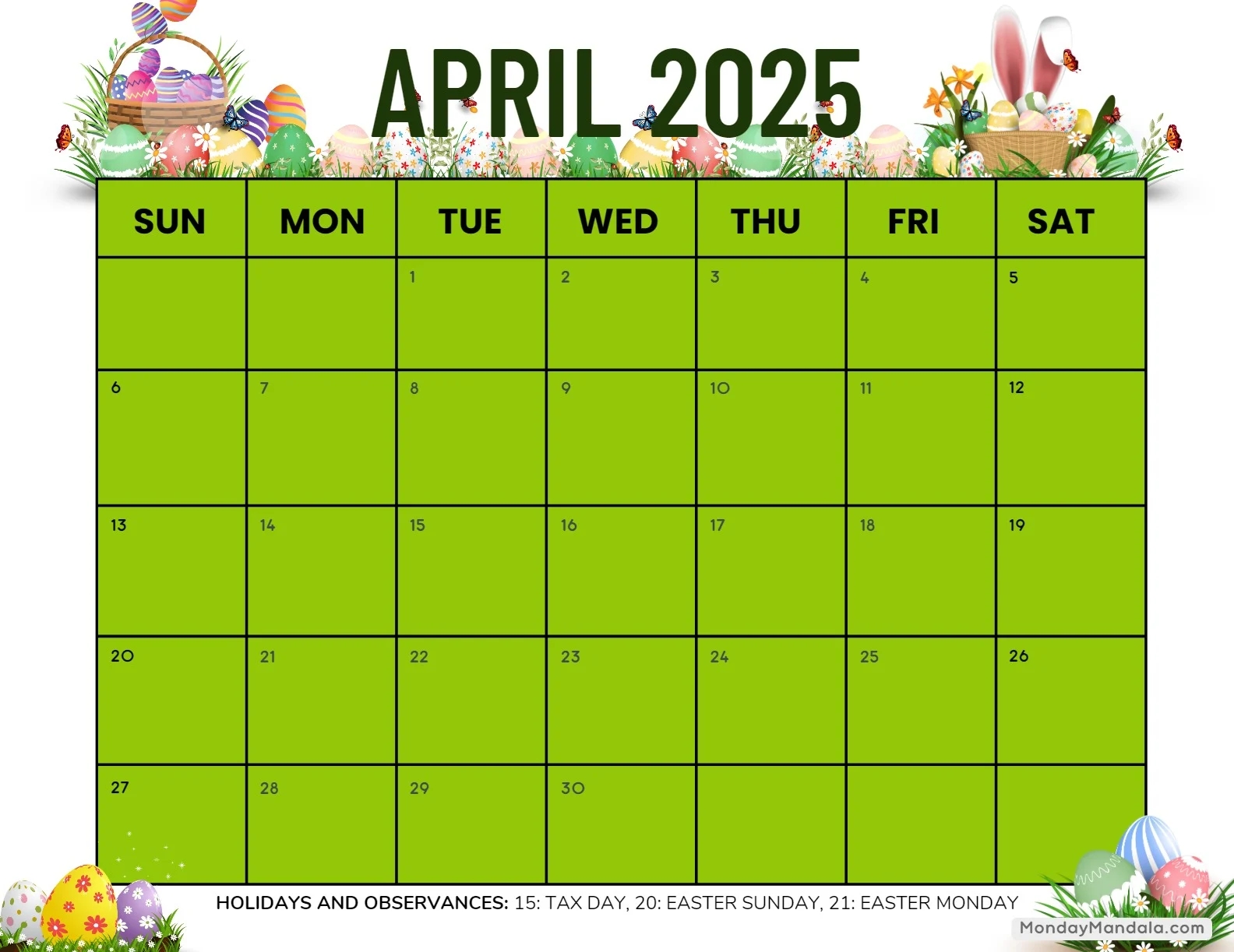 Printable Calendars For 2025 2026 Free PDFs 