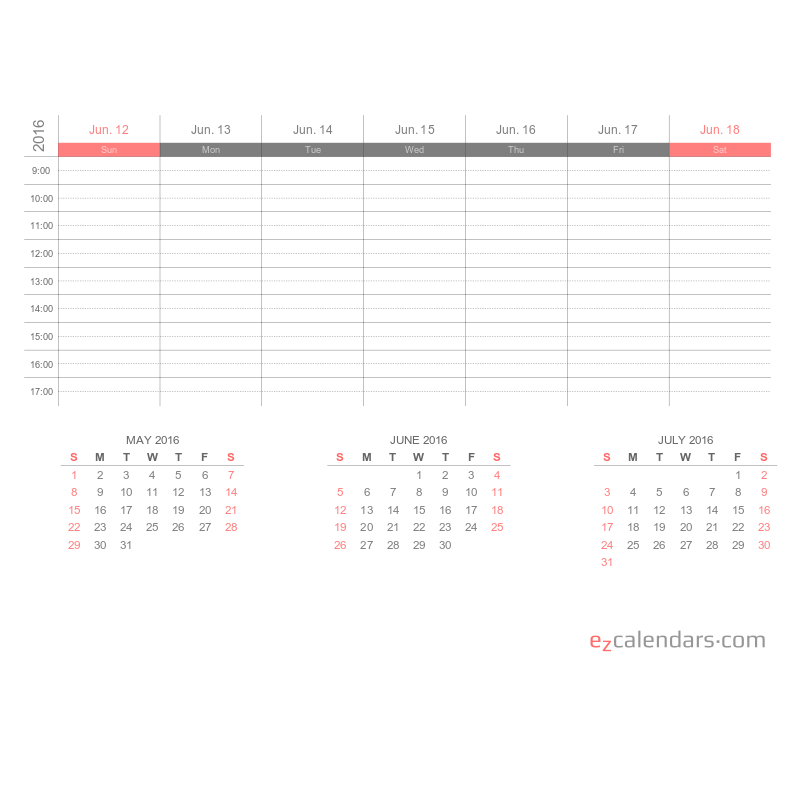 Printable Appointment Calendar