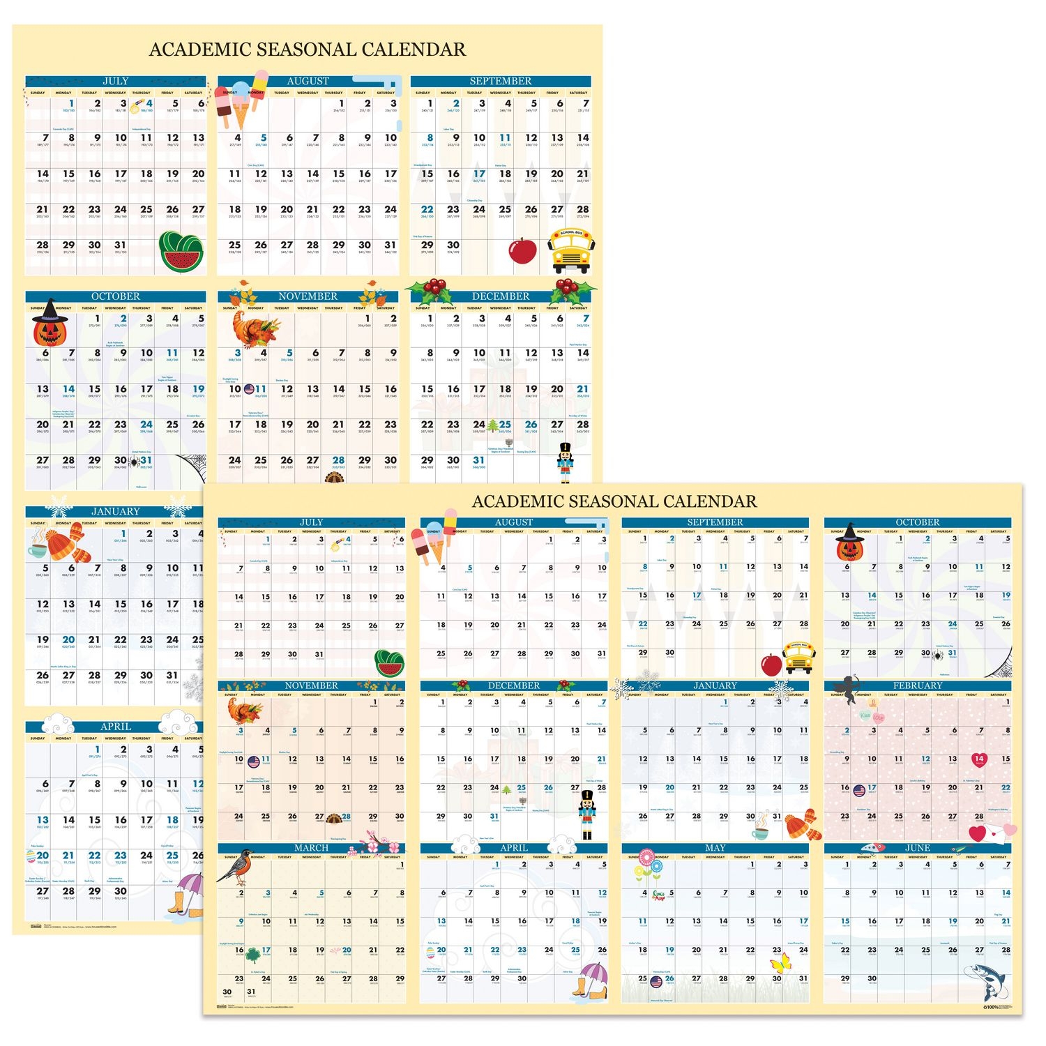 Recycled Academic Seasonal Laminated Wall Calendar Illustrated Seasons 24 X 37 12 Month July To June 2024 To 2025 Mastersupplyonline Recycled Academic Seasonal Laminated Wall Calendar Illustrated Seasons 24 X 37 12 Month July To June 2024 To 2025 Mastersupplyonline