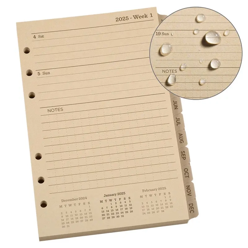 Printable Calendar Refills For Planners