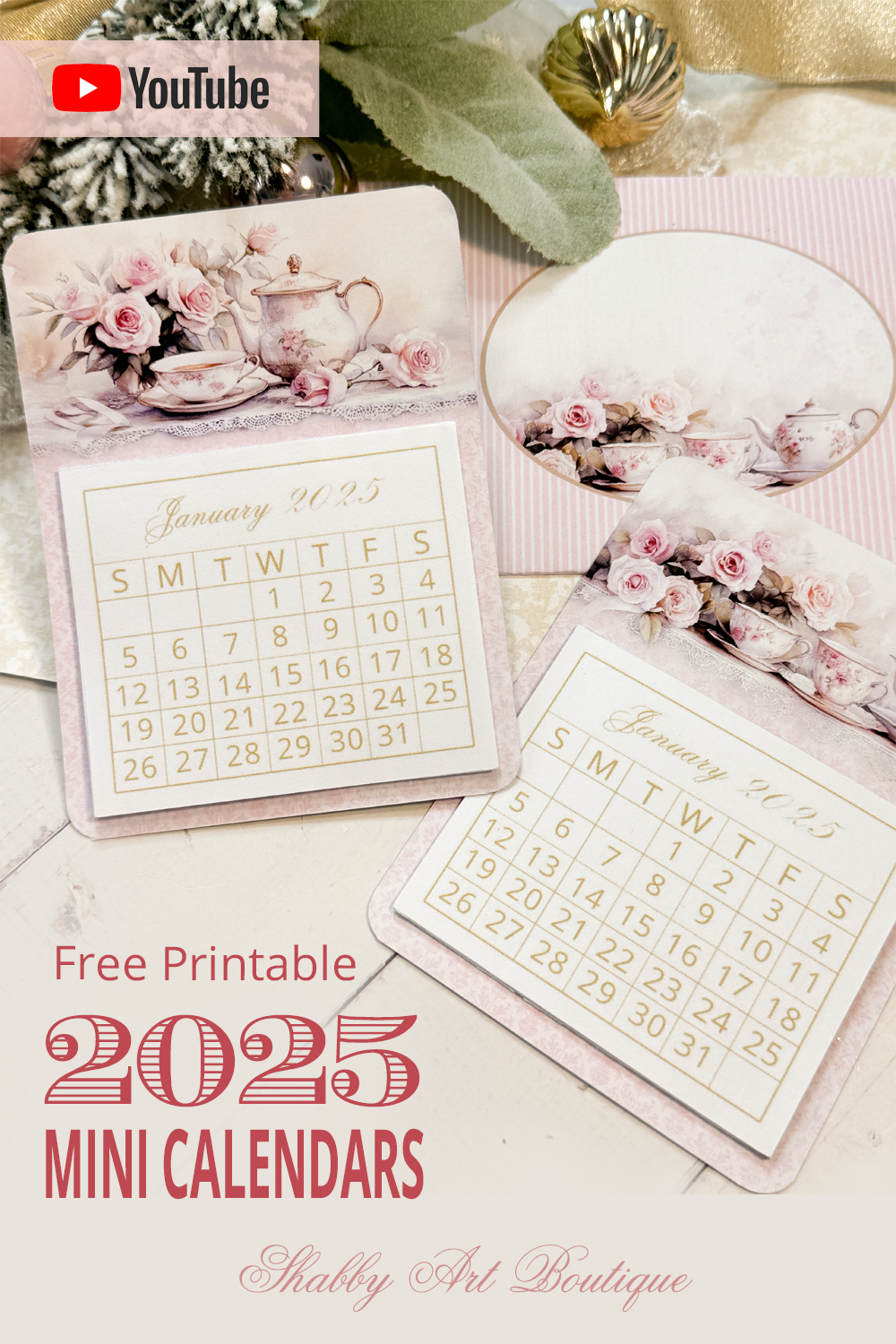 Mini Calendar Printable 2025