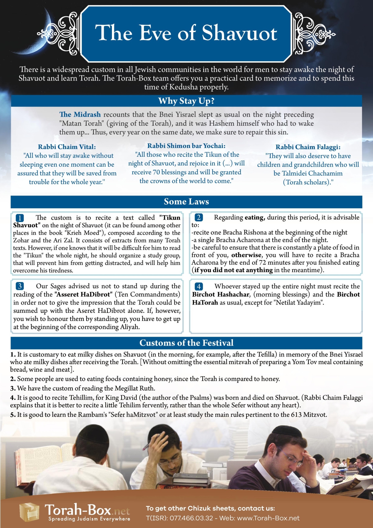 The Eve Of Shavuot Your Printable Guide