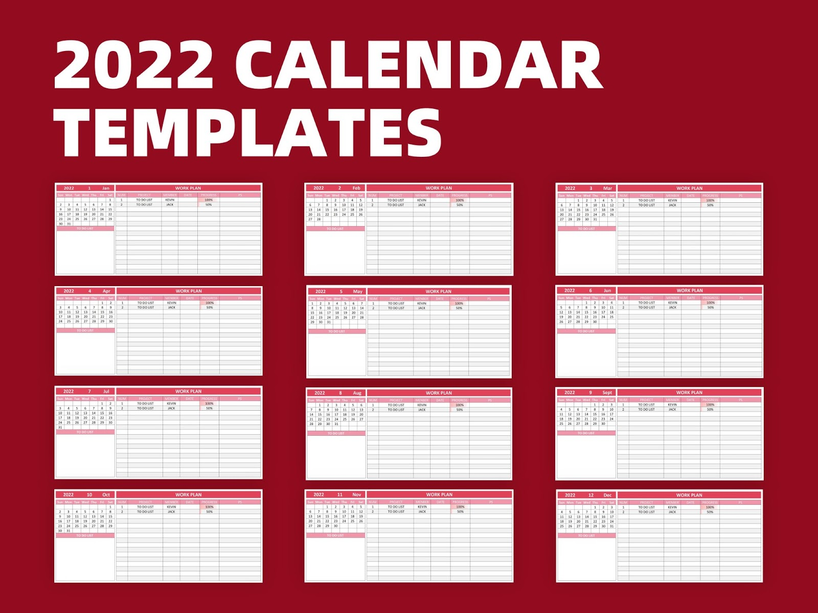 Top 10 Calendar Planner Excel Template WPS Office Academy Top 10 Calendar Planner Excel Template WPS Office Academy
