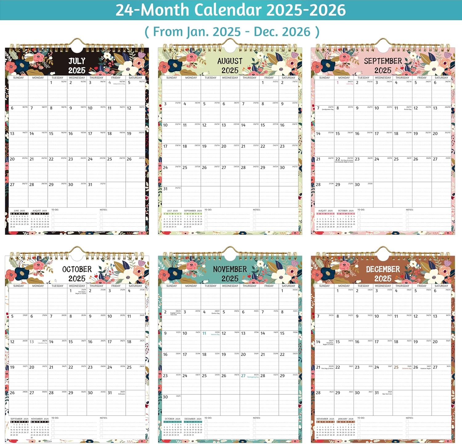Wall Calendar 2025 2026 2 Year Calendar Tanzania Ubuy